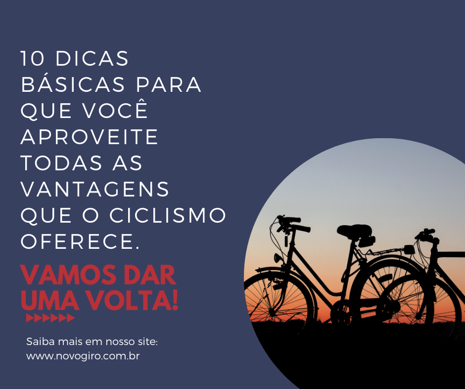 10 dicas básicas para que você aproveite todas as vantagens que o ciclismo oferece.